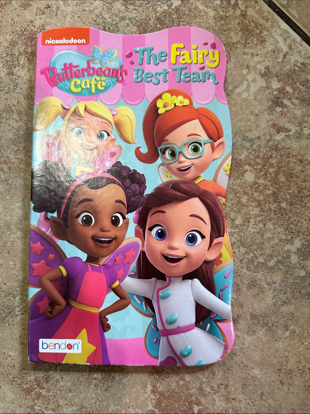 Nickelodeon Butterbeans Cafe The Fairy Best Team Shaped Board Book